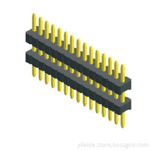 1.27mm Pitch Pin Header with Tin and Gold FlashNew